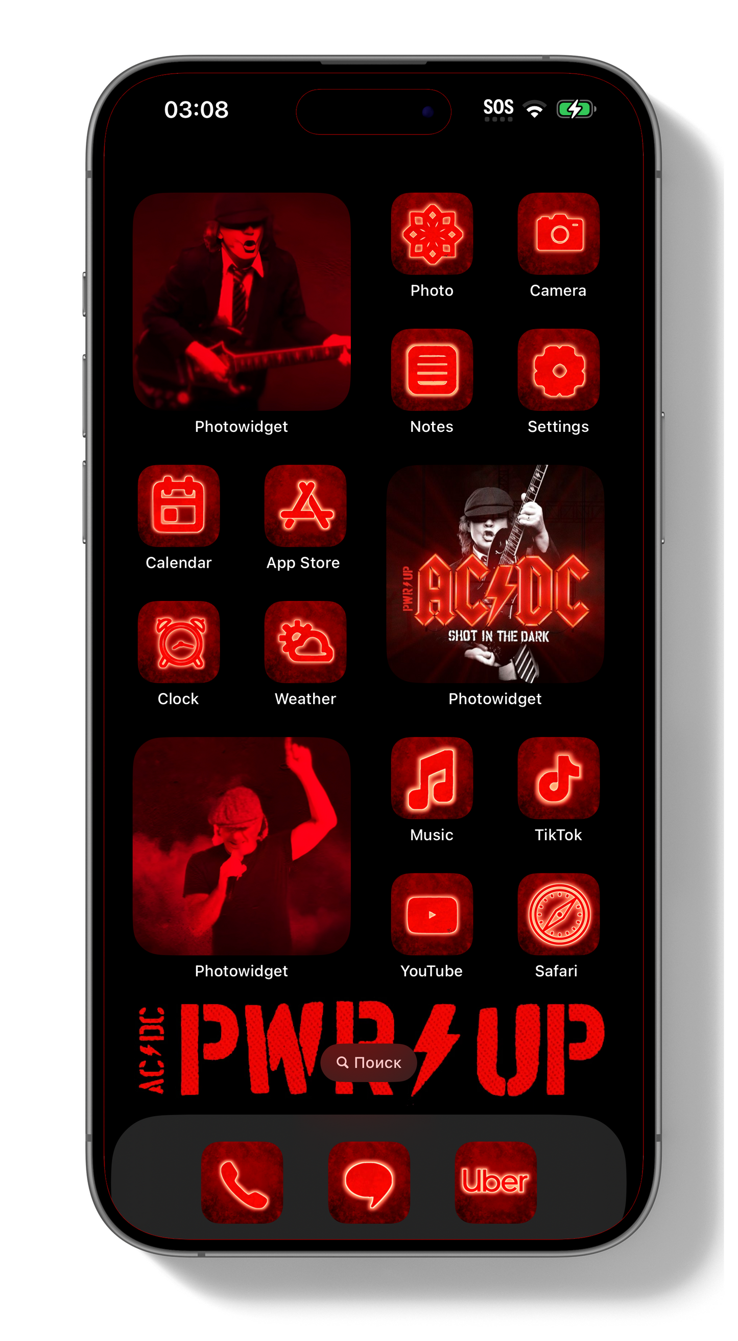 AC/DC iPhone Theme